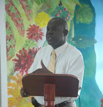 Minister of Agriculture in the Nevis Island Administration Hon. Robelto Hector